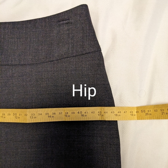 Talbots Dark Grey Wool Pencil Skirt Size 4 - Picture 10 of 11